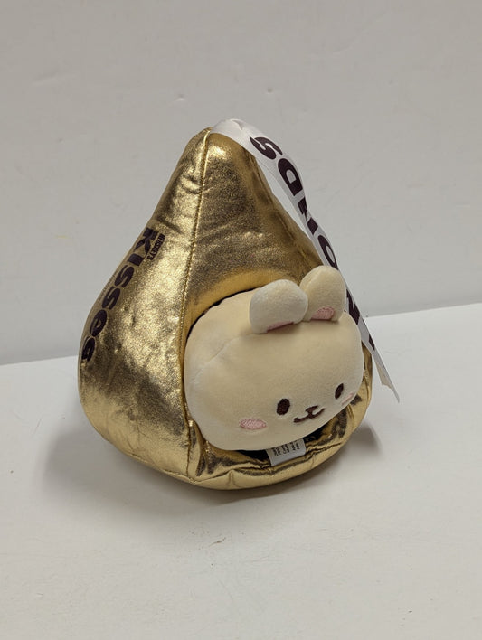 Anirollz x Bunniroll Hershey's Kiss Almonds 5" Gold Metallic Plush 