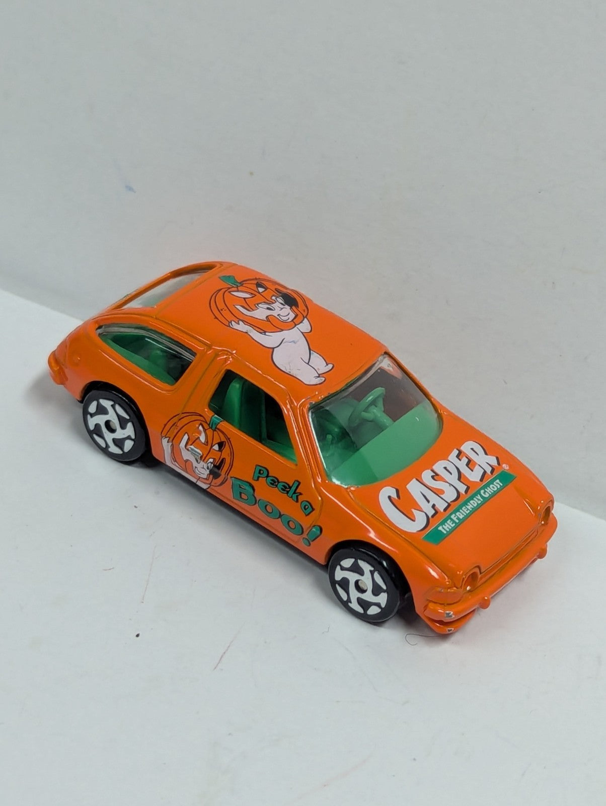 Racing Champions 1977 AMC PACER Orange with "CASPER, THE FRIENDLY GHOST"