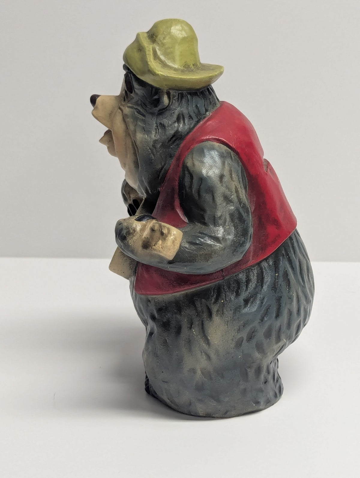 Vintage 1970's  Walt Disney's Big Al Country Bear Jamboree Ceramic Coin Bank