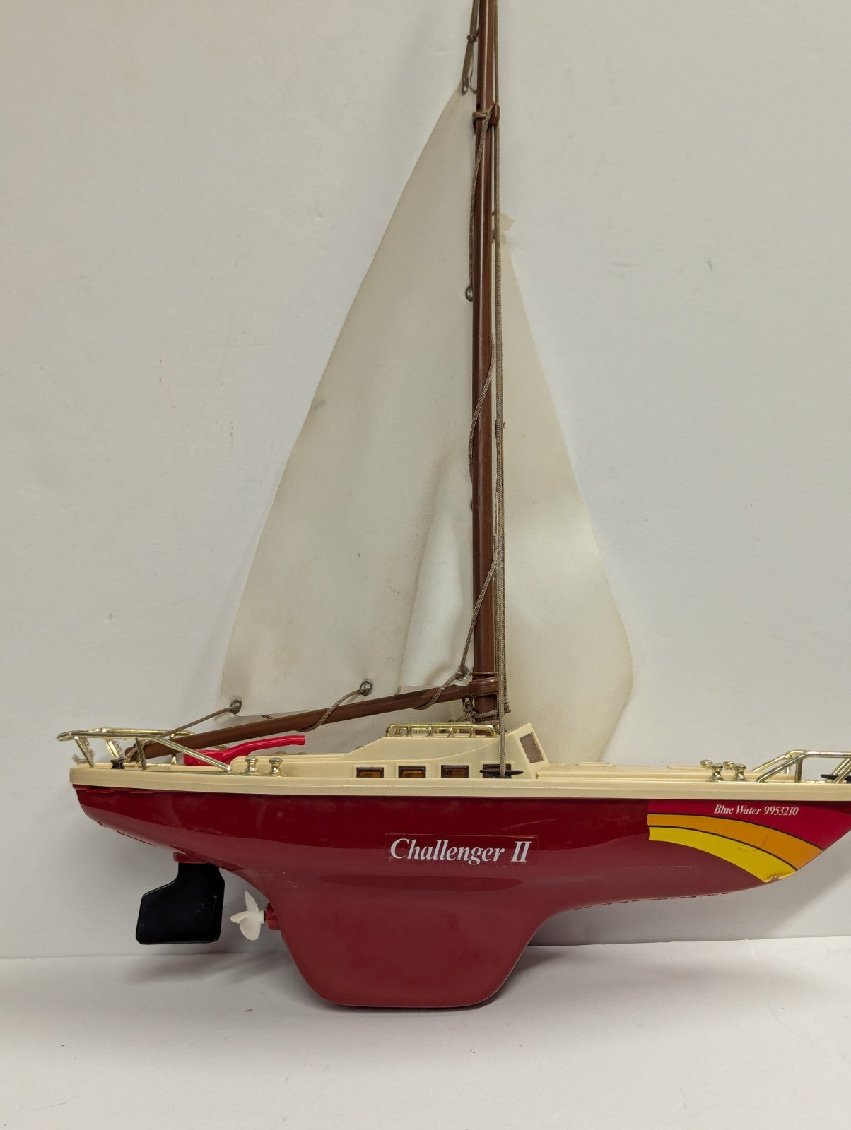 New Bright Kenworth Hauler Sail Boat Challenger ll 1985 Vintage *BOAT ONLY*