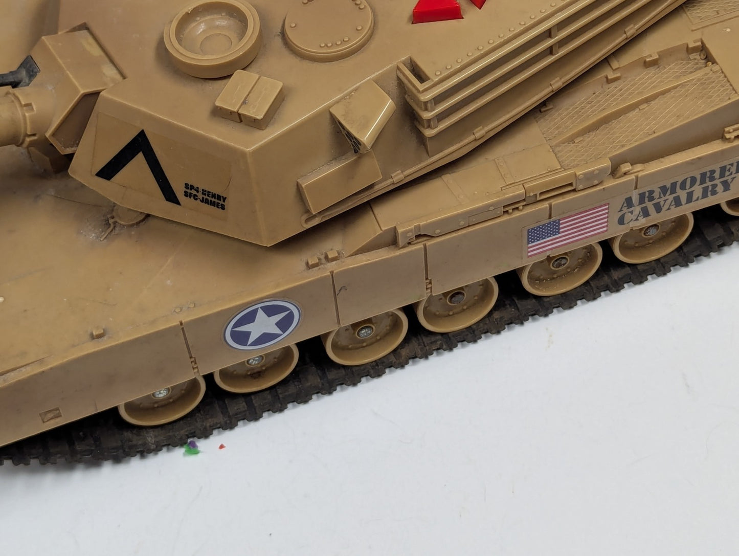 U.S. ARMY TANK Toy State Industrial (Lights, Sounds, Movement) UNTESTED