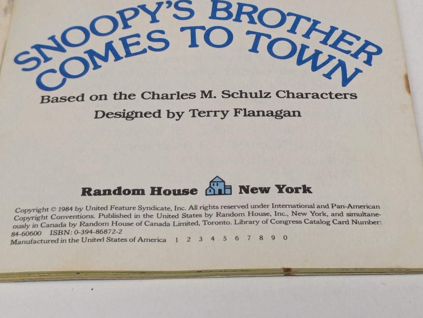 Snoopy's Brother Comes to Town - SoftcoverCharles M. Schulz