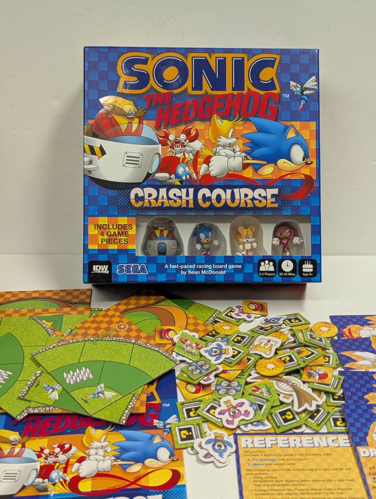 Sonic the Hedgehog Crash Course Racing Board Game Sega IDW Games 100% Complete