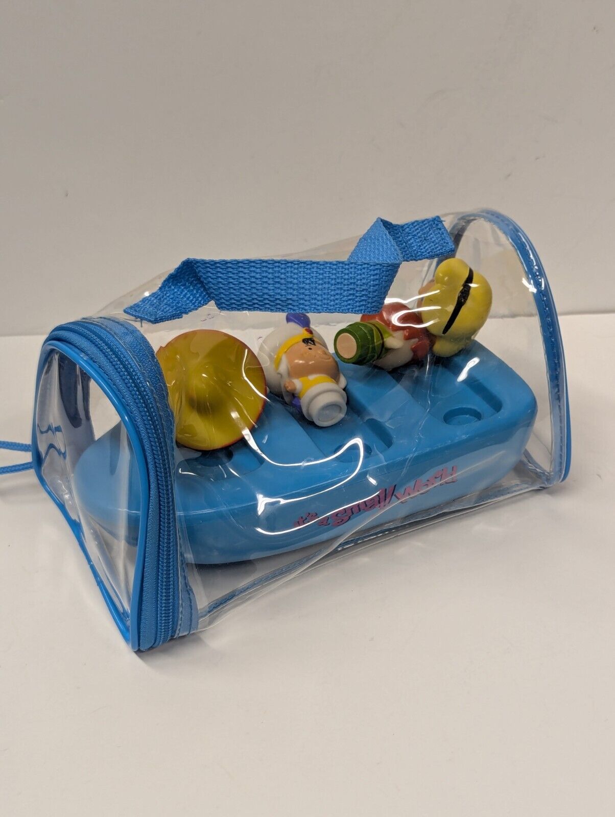 Tokyo Disneyland It’s A Small World Boat Bath Toy 4 Figures with Bag