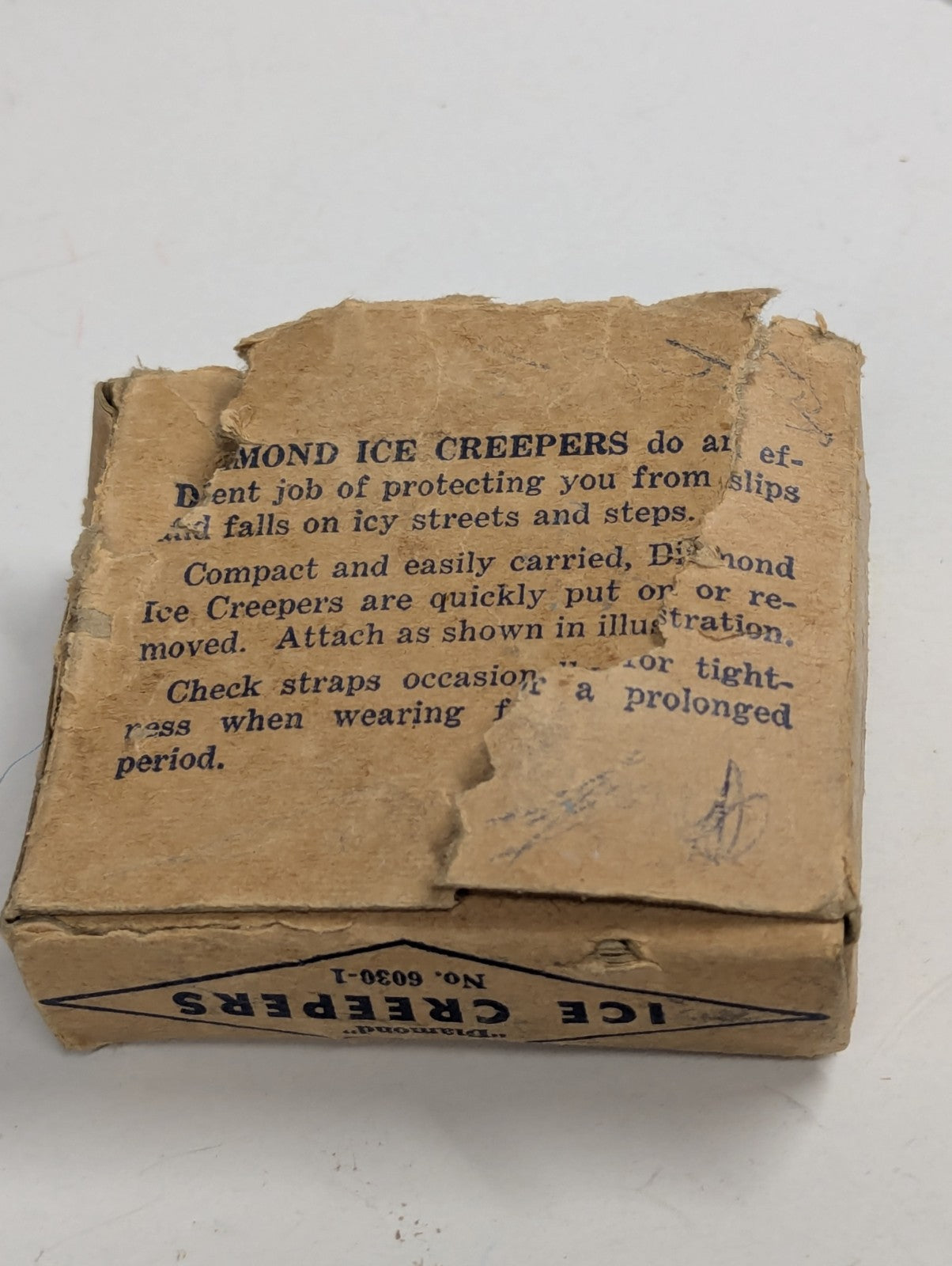 Nor' land's Diamond Ice Creepers For Men Vintage In Box Adjustable USA Tyrone,PA