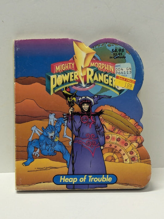 Heap of Trouble (Mighty Morphin Power Rangers Shaped Board Book) 1994 Rita Repul