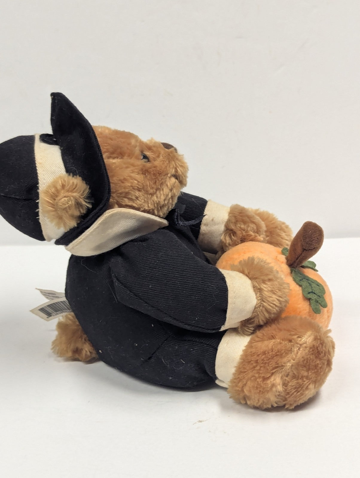 2006 Plushland Thanksgiving Pilgrim Bear March of Dimes Plush 6"
