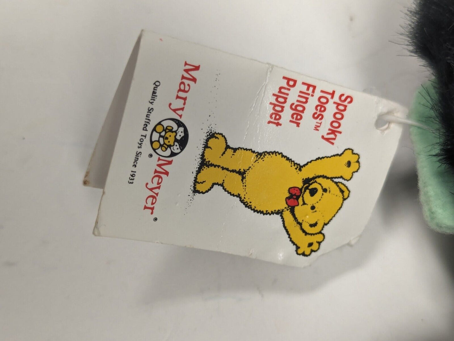 1995 Mary Meyer Tippy Toes 6" Finger Puppet Dracula with Tag