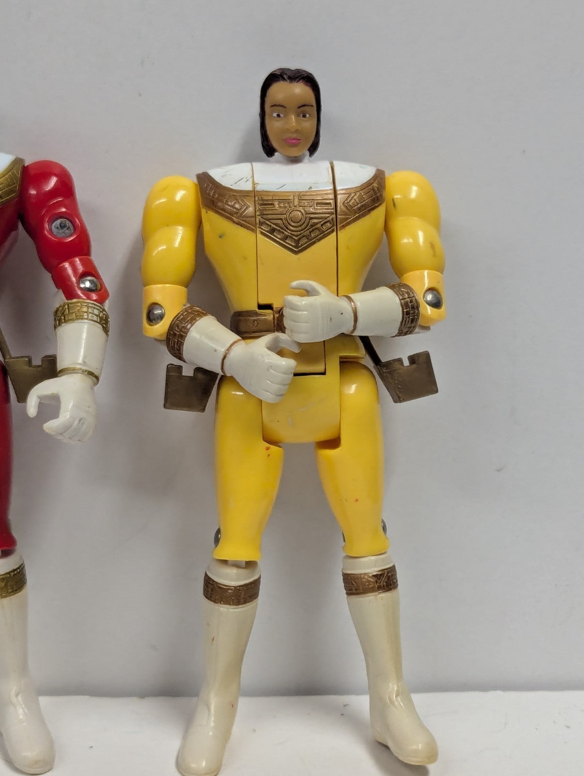 1996 Bandai Mighty Morphin POWER RANGERS ZEO Fliphead Figure Lot of 4 