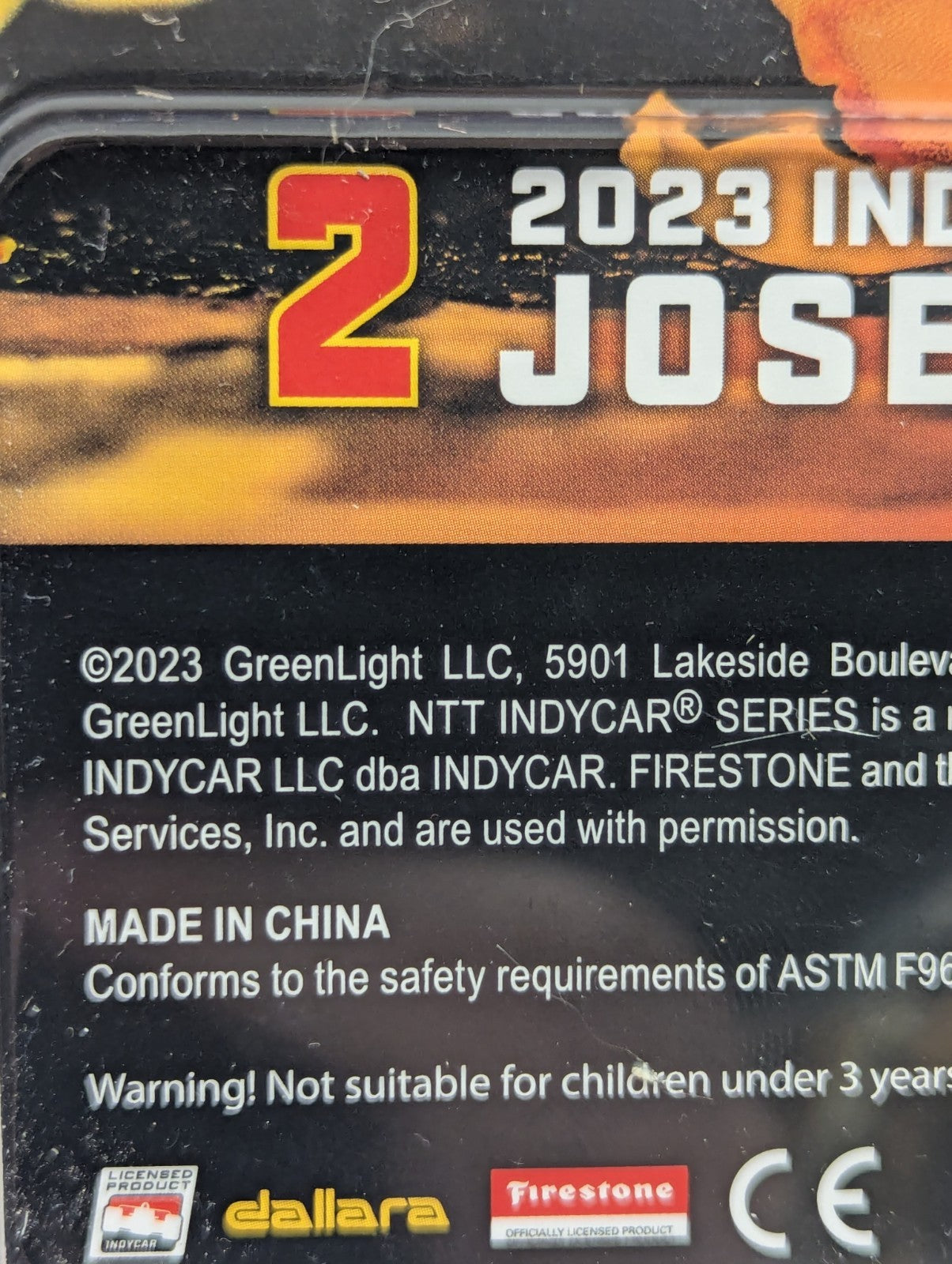 Josef Newgarden 2023 Greenlight 11580 1/64 #2 Shell Oil Indy 500 Champion