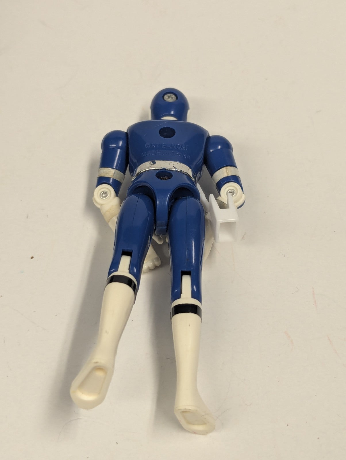 Vintage 1997 Power Rangers Turbo Rangers Blue Car & Blue Ranger