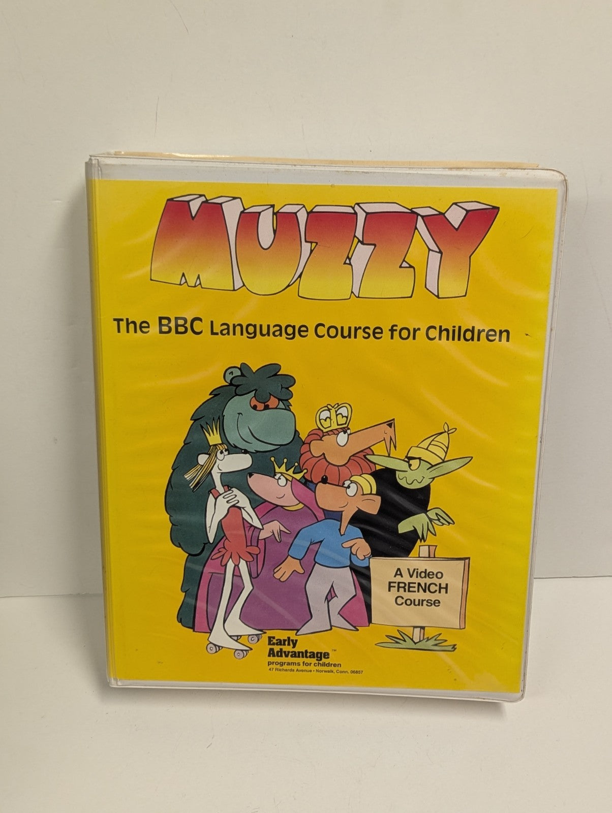 Vintage BBC Muzzy French Language Course for Children Level 1 VHS