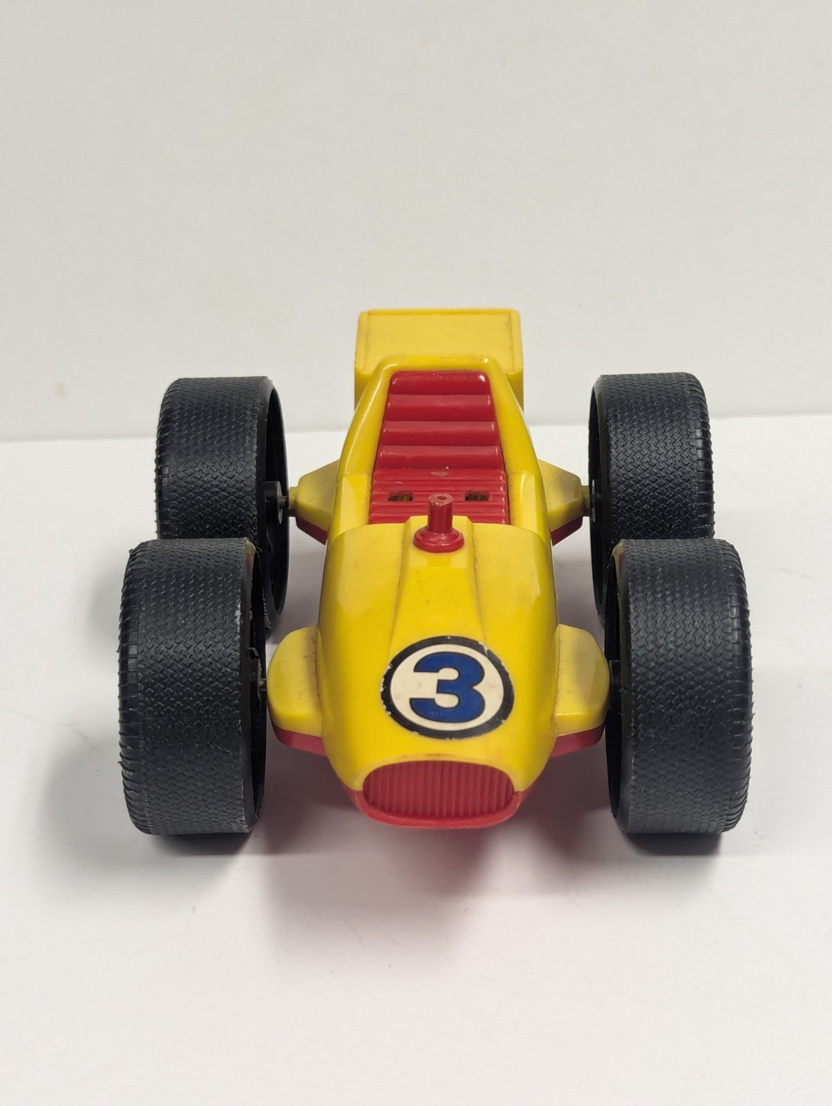 Vintage Disney Mickey Racing Car Friction Motor #3 Missing Items Made In Japan