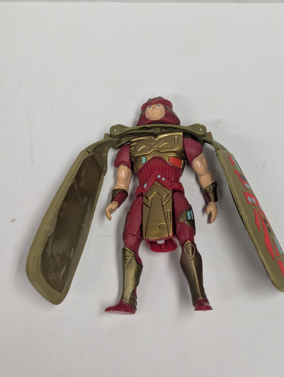 1995 Vintage Galoob DRAGON FLYZ RED MASTER Z'NETH, DRAGON SPINNER & ZING WING