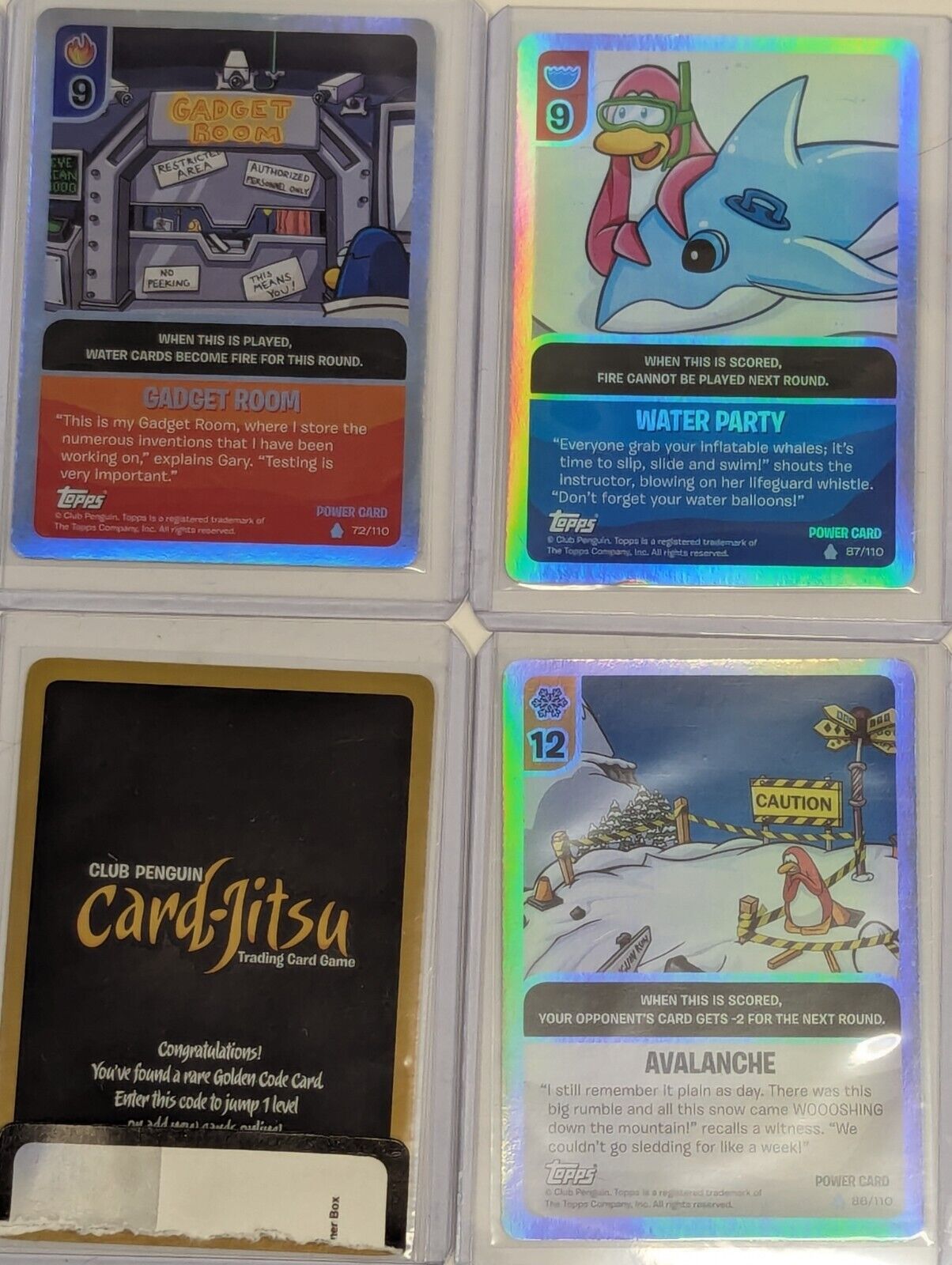 club penguin rare card jitsu cards Topps Disney Club Penguin Card-Jitsu 70 Card Lot w/t Foil Cards, Poste – Fandoms Treasure