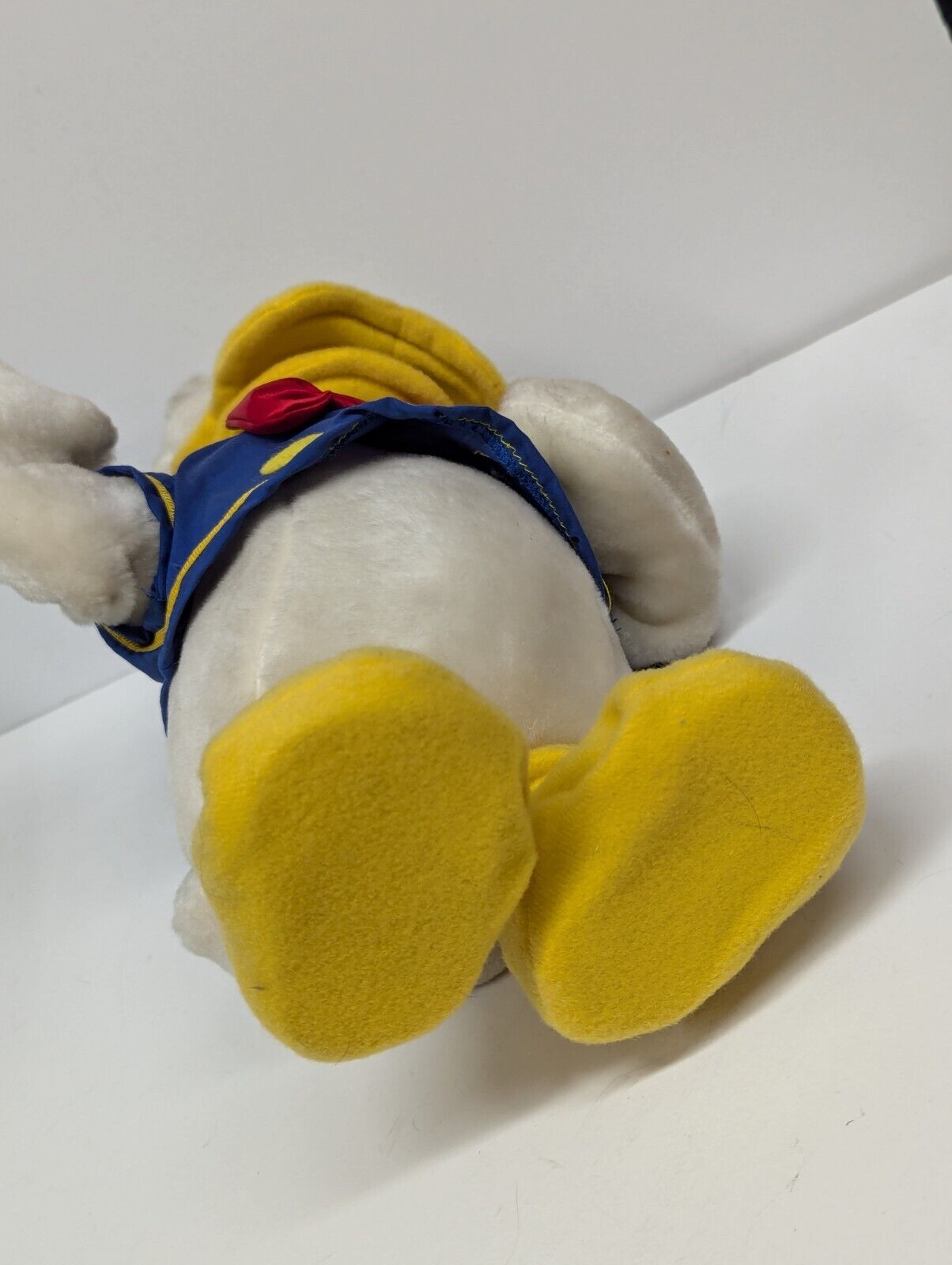 1987 Walt Disney World of Wonder Donald Duck with Tag Battery Operated 