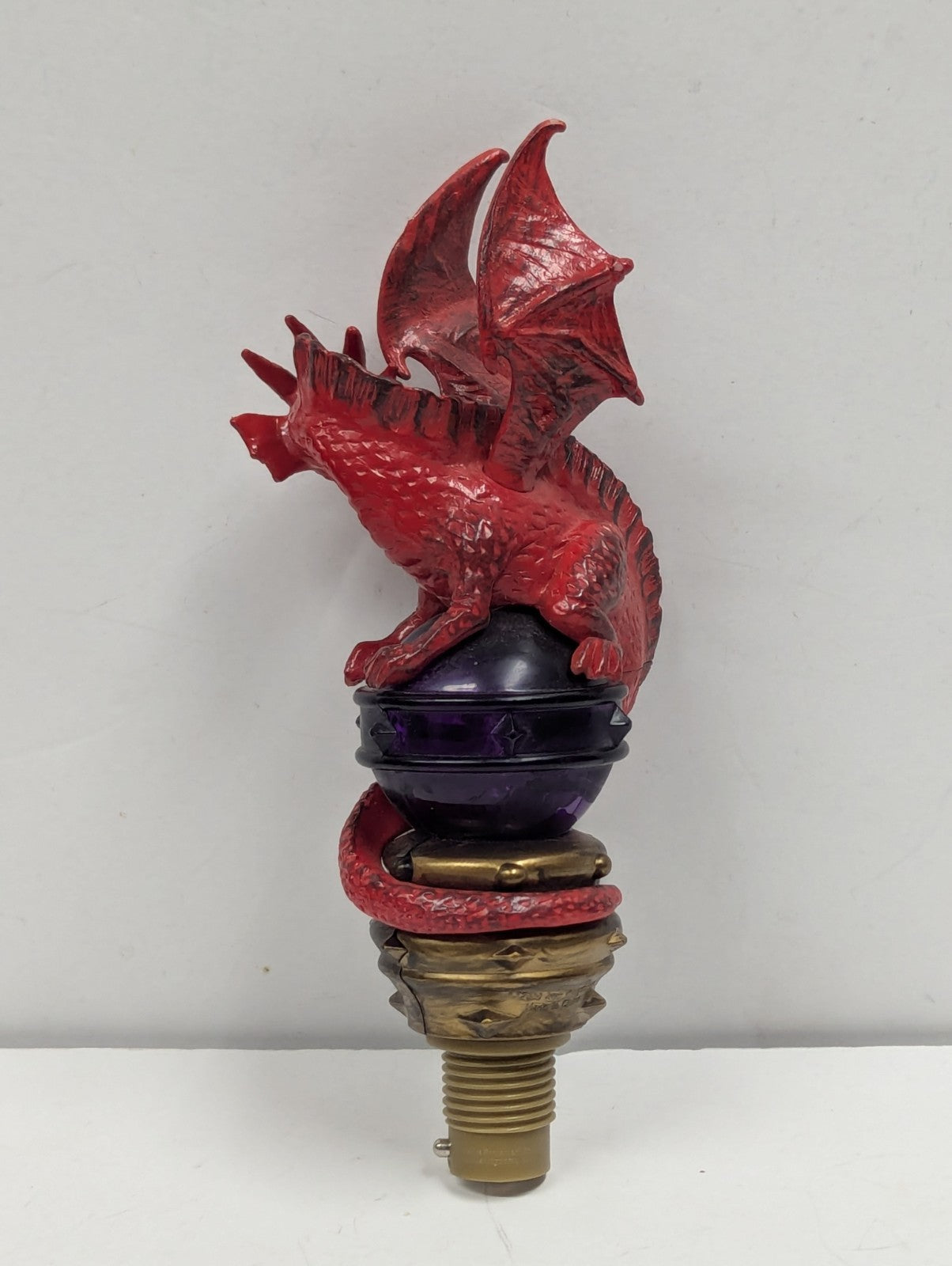 Great Wolf Lodge MagicQuest Magiquest Red Dragon Wyvern Wings Topper Wand