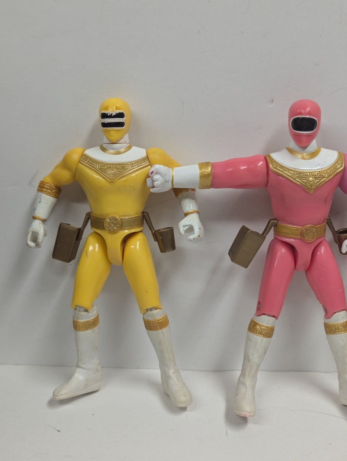 1996 Lot of 6 Vintage Power Rangers ZEO Action Figures Bandai Set