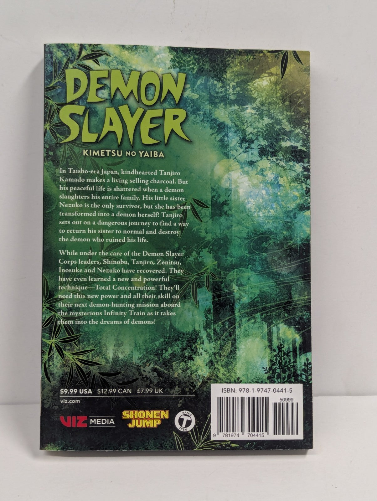 Demon Slayer Volume 7 Kimetsu No Yaiba Manga English Trade Paperback