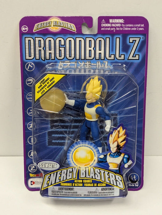 NEW 2001 IRWIN TOYS DRAGONBALL Z ENERGY BLASTERS SUPER SAIYAN VEGETA FIGURE!