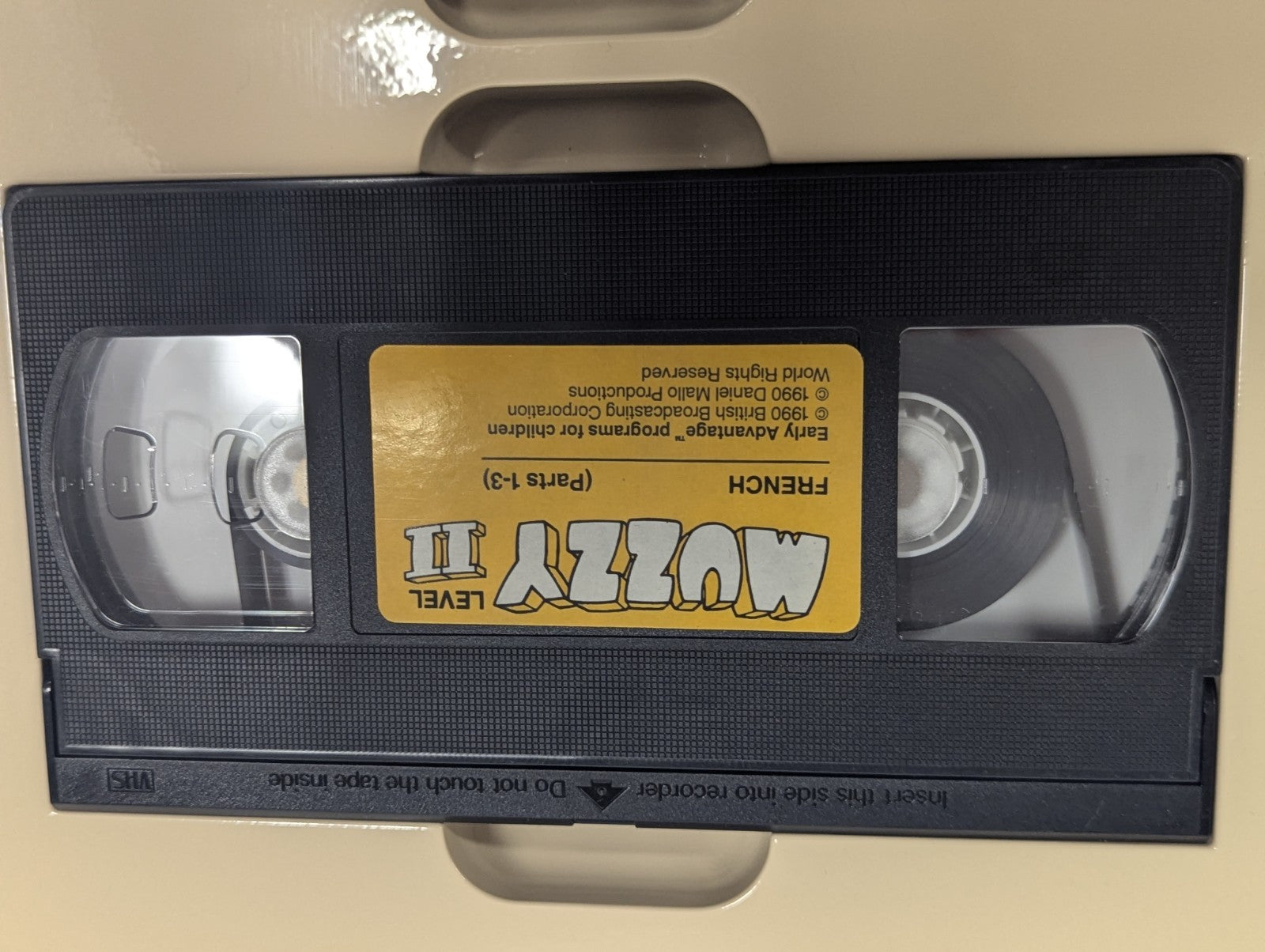 Vintage BBC Muzzy French Language Course for Children Level 2 VHS 