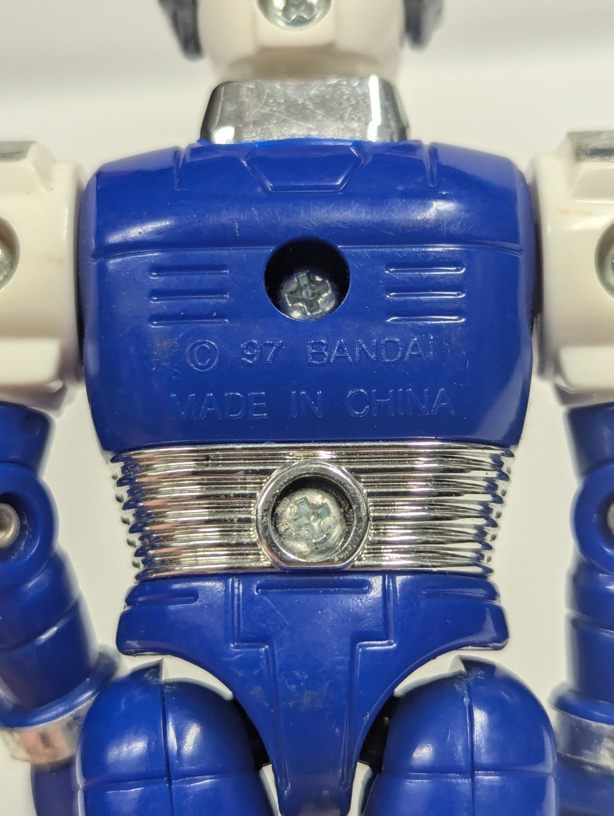 1997 Bandai Deluxe Blue Senturion Power Rangers Turbo Action Figure
