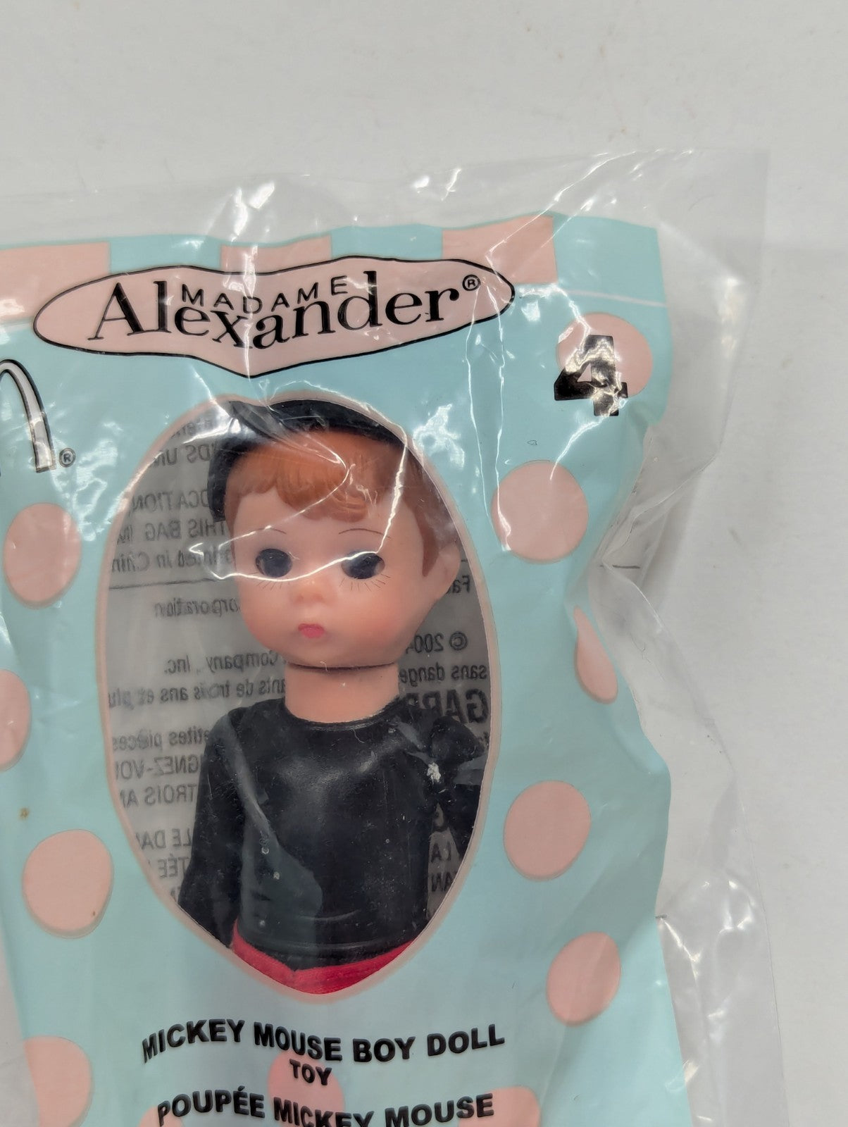 2004 McDonald's Madame Alexander Happy Meal Boy Doll Mickey Mouse Variation #4