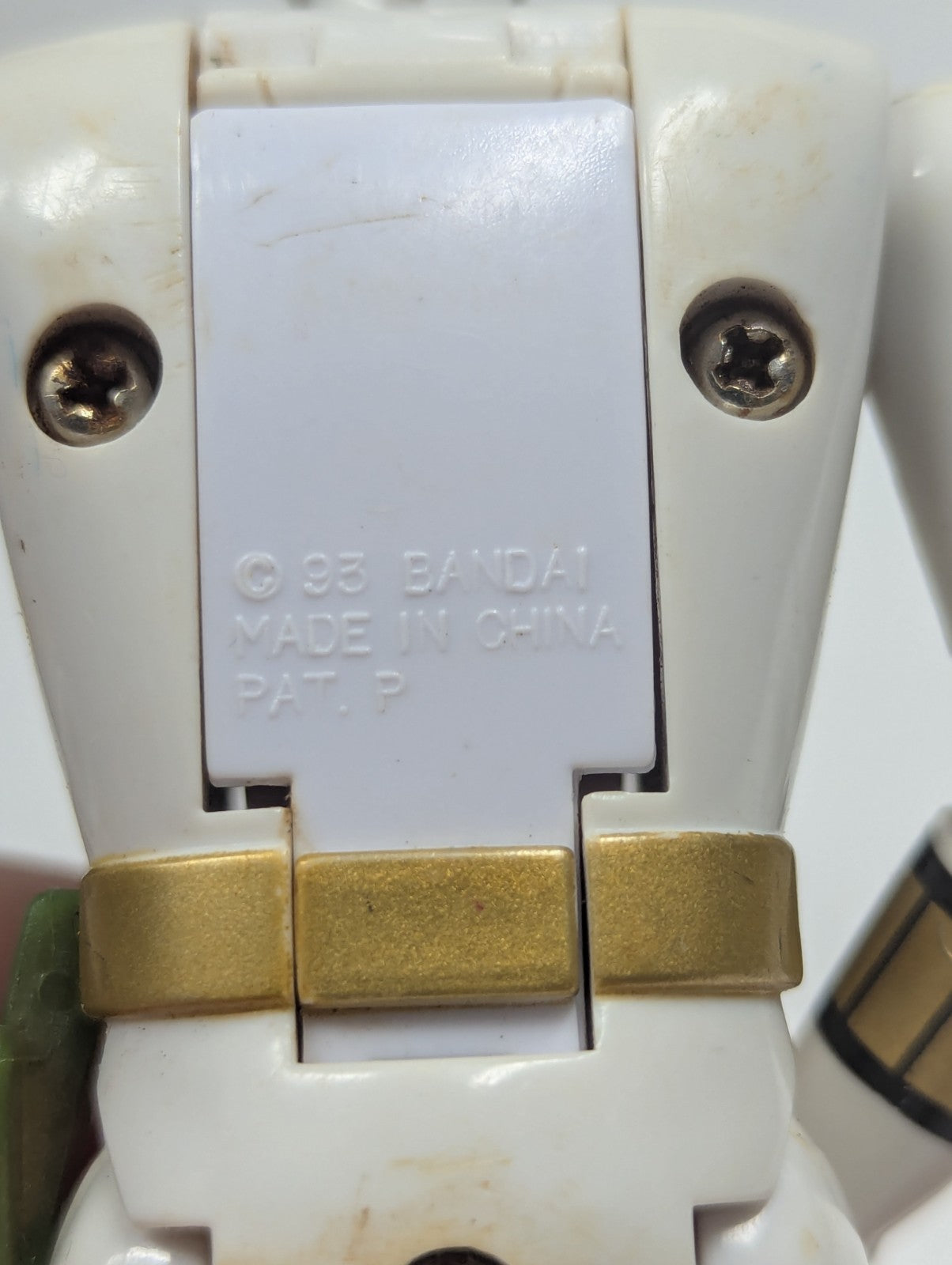 Mighty Morphin Power Rangers Auto Morphin Tommy White Ranger Figure Fliphead