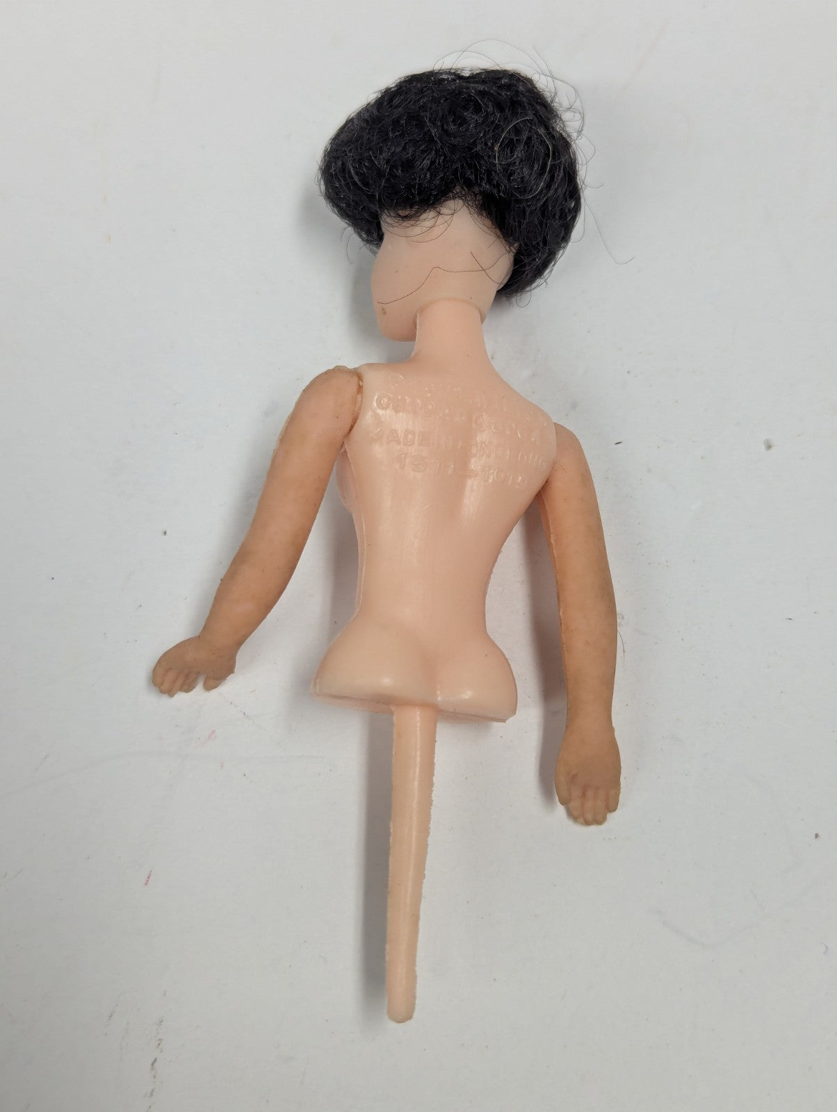 Vintage Wilton Half Doll Cake Toppers 70's w/t Hair & Sleeping Eyes Lot