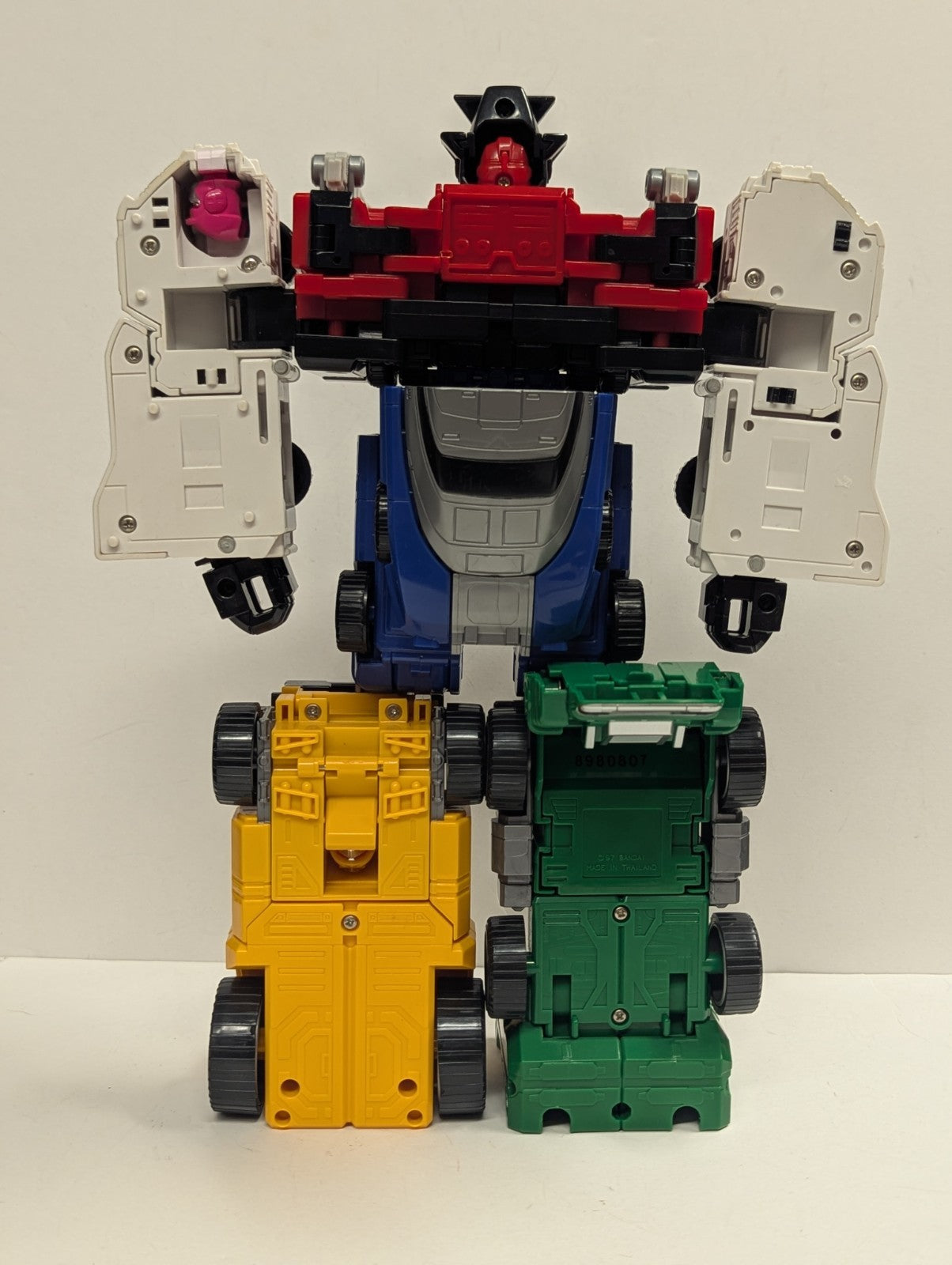 1997 Bandai Power Rangers Turbo Deluxe Double Morphing Rescue Megazord