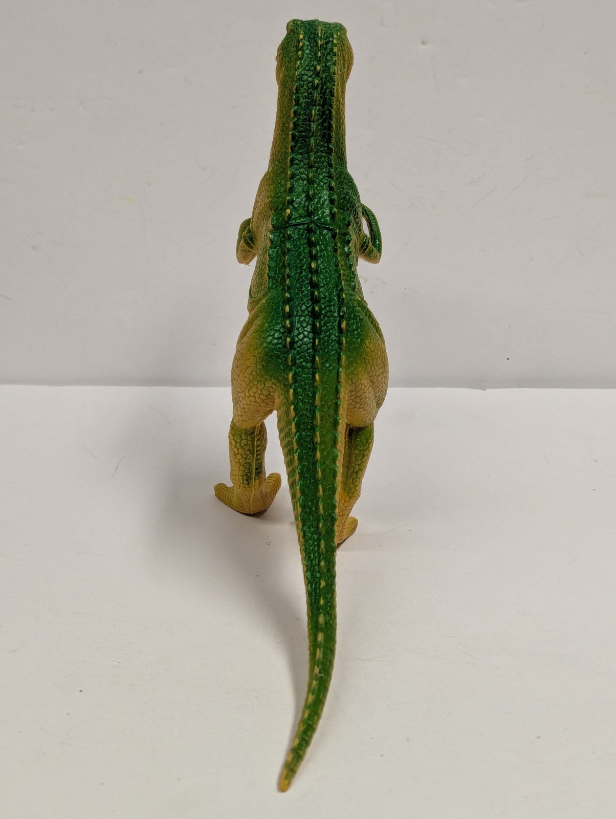 1985 Imperial Toys T Rex Yellow/Green Dinosaur Figure Hong Kong
