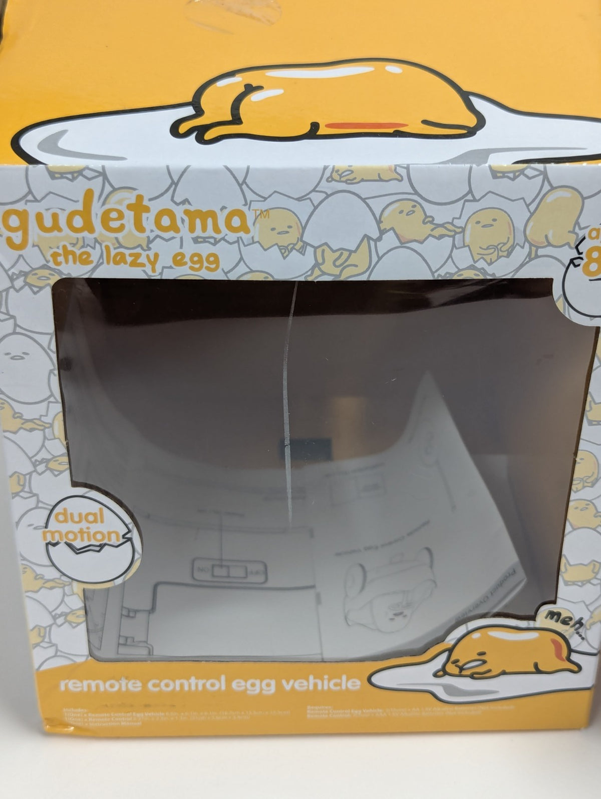 Sanrio Gudetama The Lazy Egg R/C Remote Controll Egg Vehicle