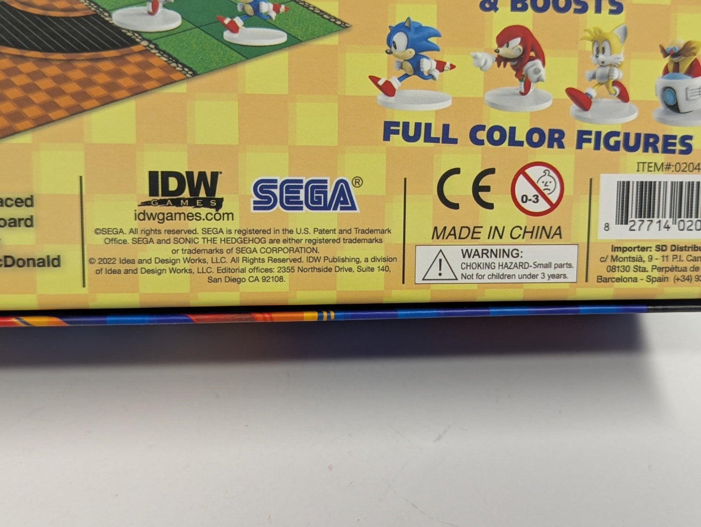 Sonic the Hedgehog Crash Course Racing Board Game Sega IDW Games 100% Complete