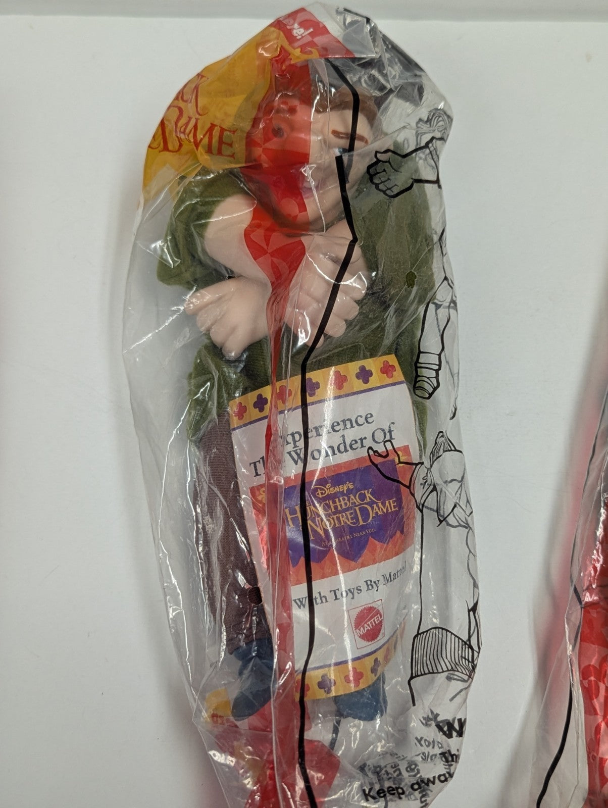 1996 Burger King MIP Disney The Hunchback Of Notre Dame Dolls New In Packaging 