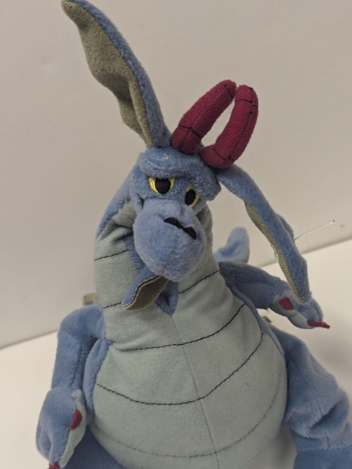 Warner Bros 1998 Quest For Camelot 2 Headed Dragon Devon & Cornwall Plush Bean