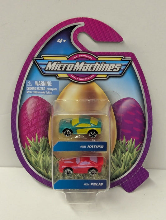 Micro Machines Easter 2 Pack #255 Katipo & #256 Felis NEW Hasbro 2020
