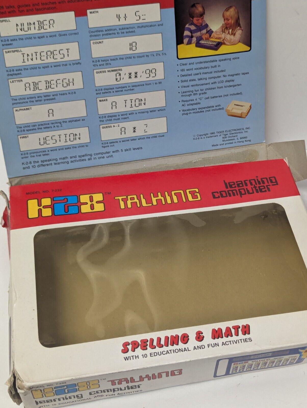 K28 Talking Learning Computer (Tiger Electronics 1985) RARE