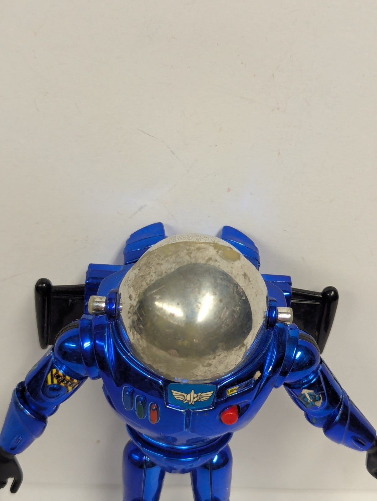 Rare Toy Story Stealth Buzz Lightyear 5” Blue Chrome by Thinkway Toys