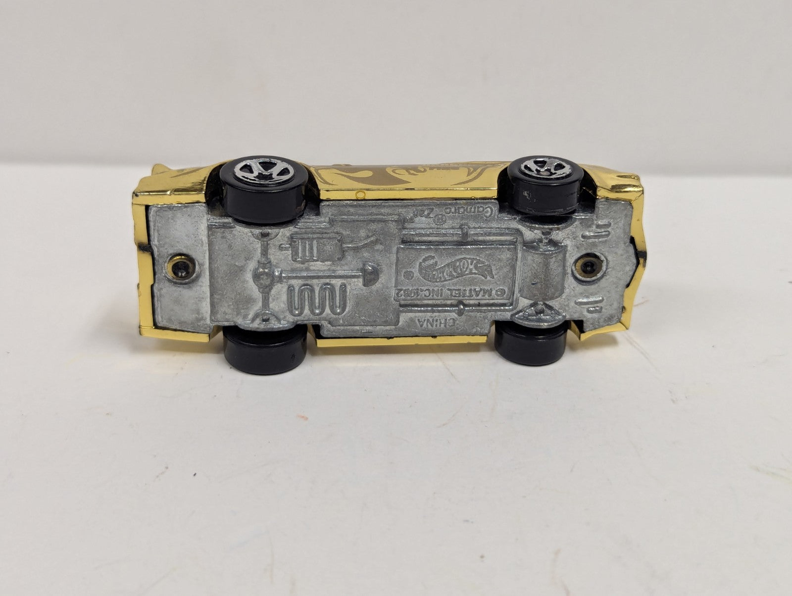 Vintage 1982 Hot Wheels Gold Chrome Dragon Fire Chevrolet Chevy Camaro Z28