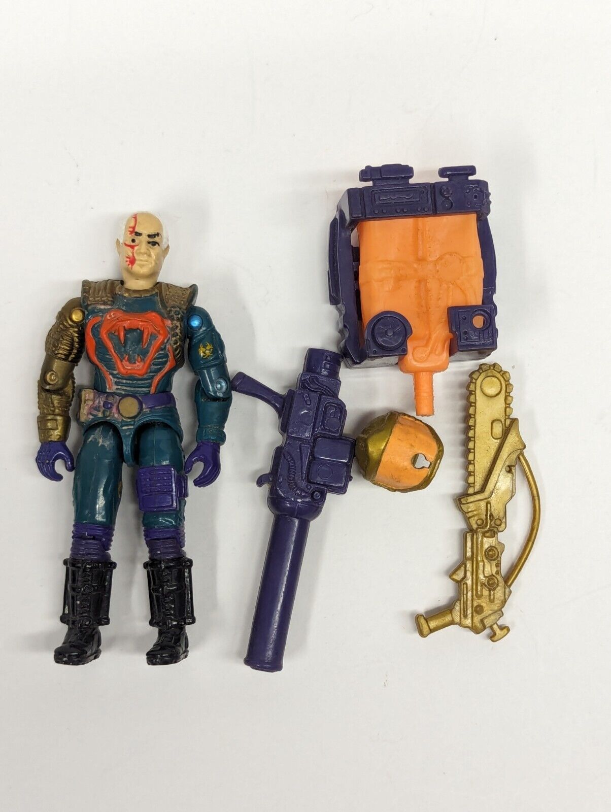 1991 GI Joe Action Figure ARAH Eco Warriors Cesspool w/Accessories 