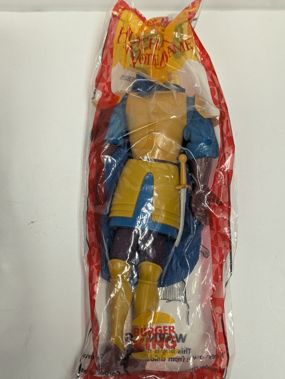 1996 Burger King MIP Disney The Hunchback Of Notre Dame Dolls New In Packaging 