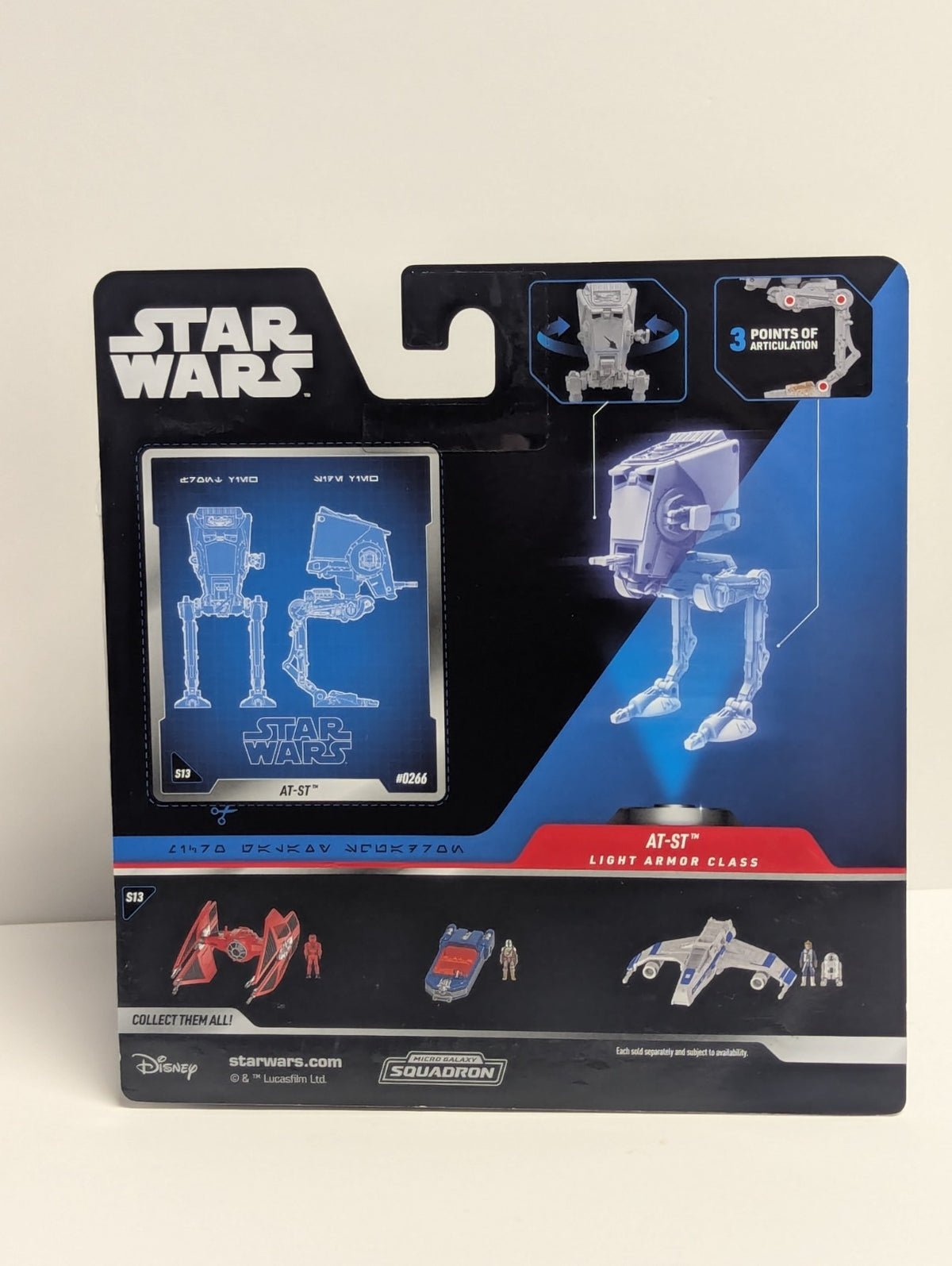 Jazwares Star Wars Micro Galaxy Squadron Episode VI #0266 AT-ST NEW 1/5000 CHASE