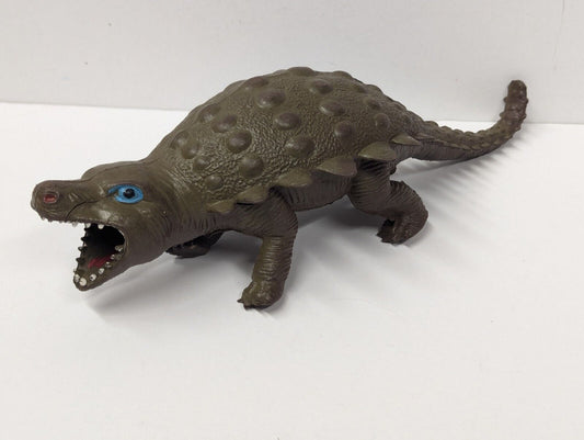 Vintage AAA Ankylosaurus 1970s Dinosaur Figure Made In Hong Kong