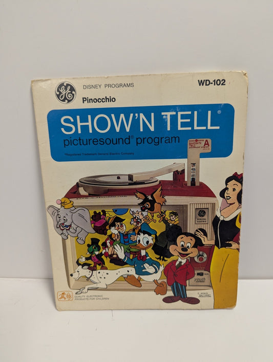 1960's GE Show 'N' Tell Picturesound Pinocchio
