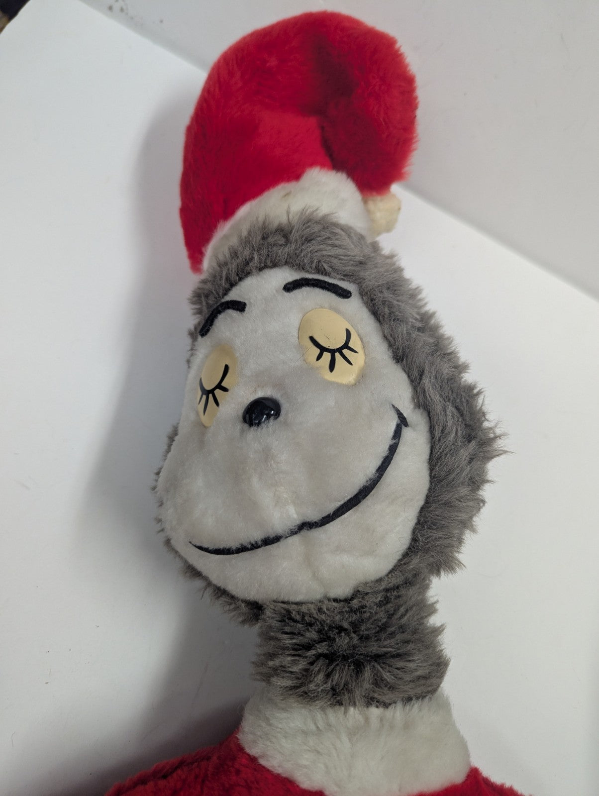 Vintage 1979 Dr. Seuss Grinch Plush Eden Toys Two Faces Christmas 36" 
