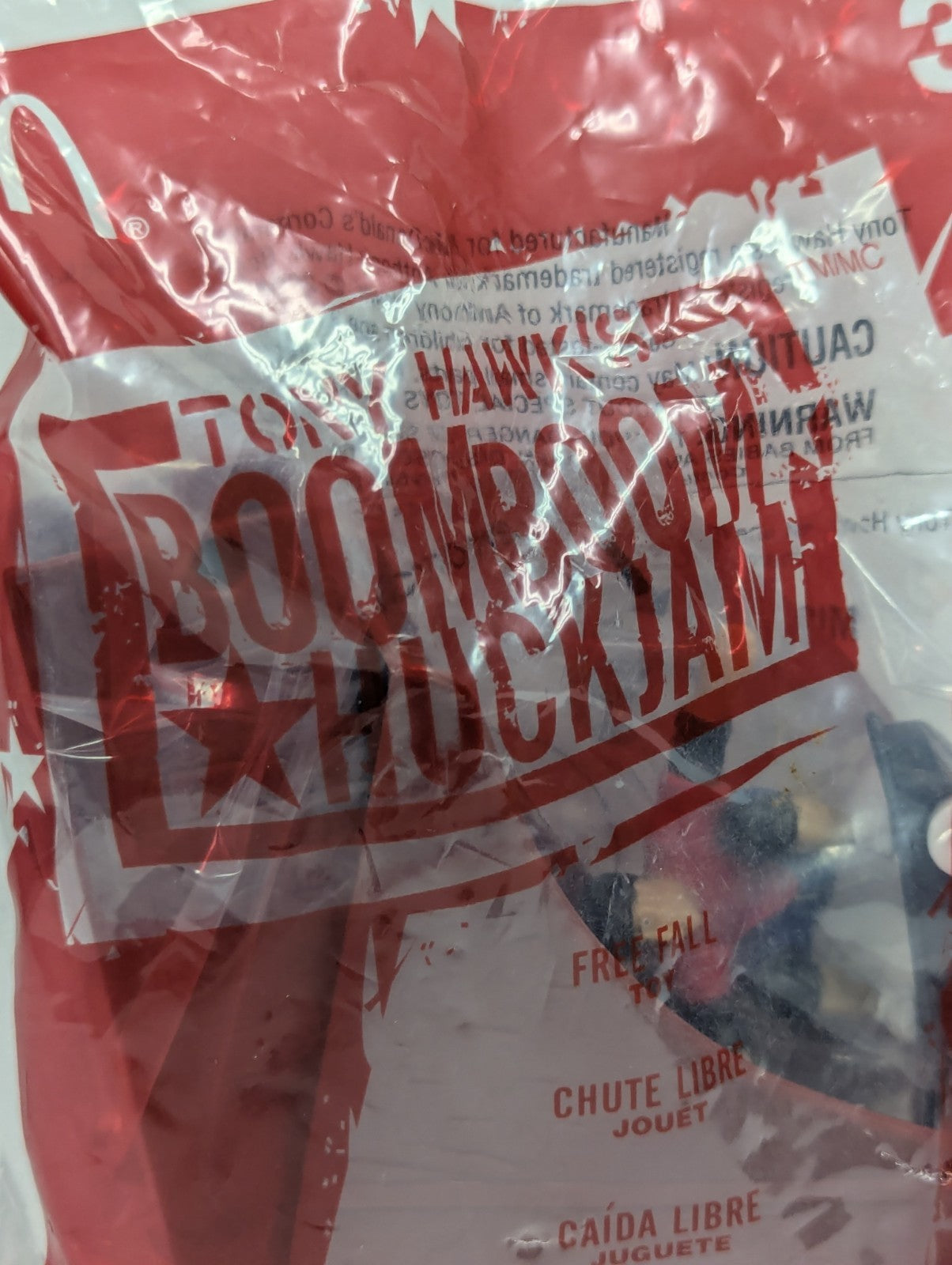 2004 McDonald's Toy Tony Hawk's BoomBoom Huck Jam #3 Free Fall New Unopened