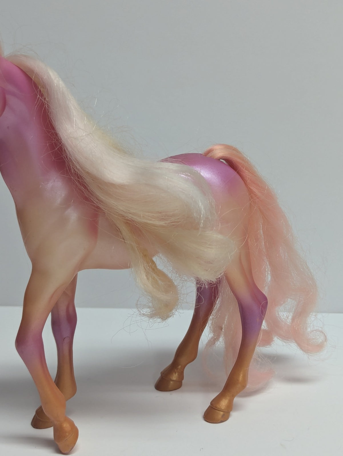 Vintage 1987 Kenner Fashion Star Fillies Darci Horse Pink & Yellow Toy