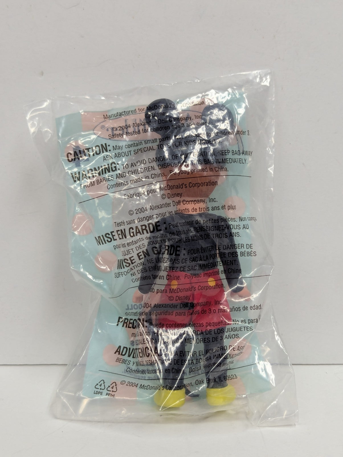 2004 McDonald's Madame Alexander Happy Meal Boy Doll Mickey Mouse Variation #4