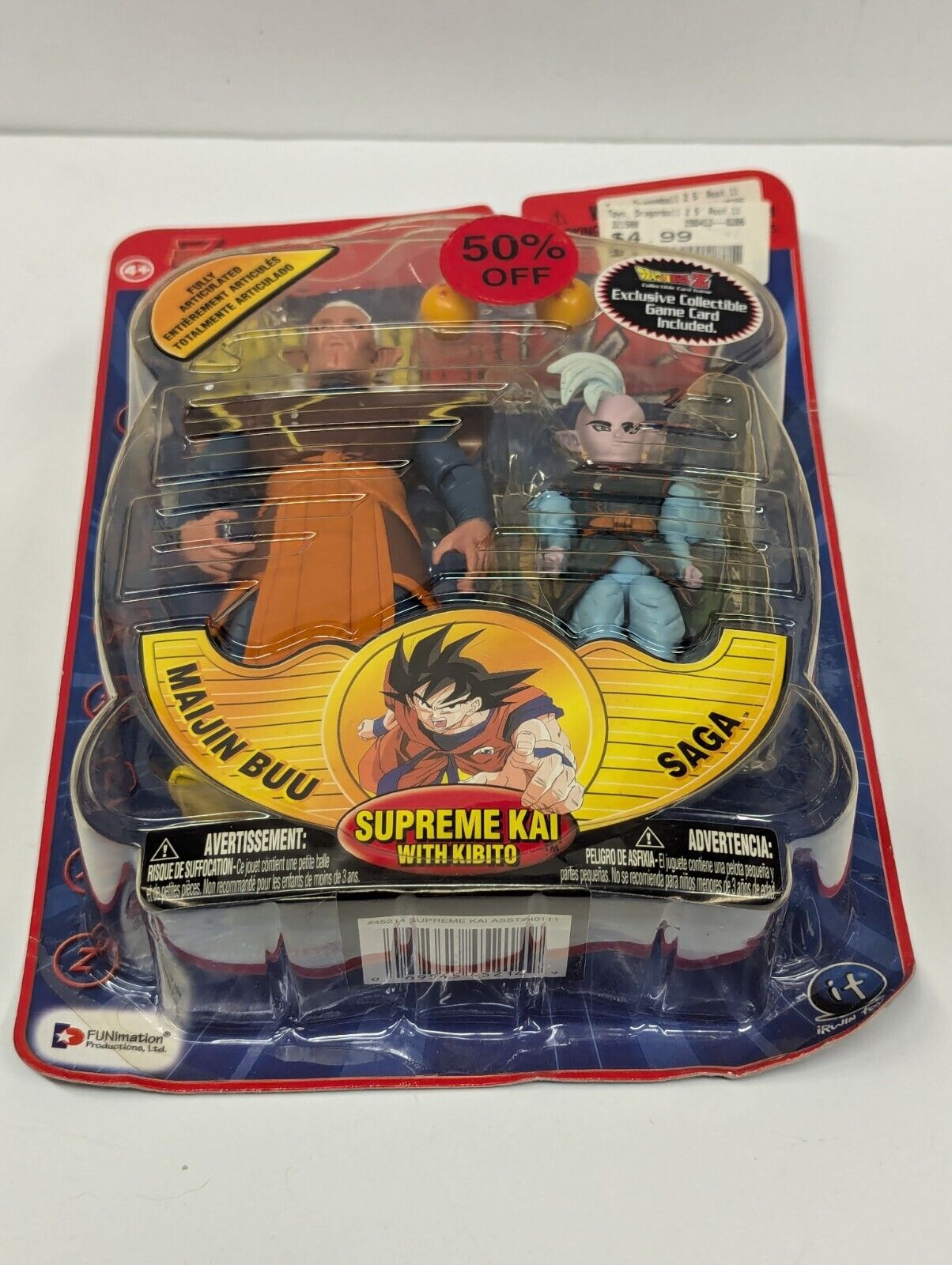 Dragon Ball Z - Irwin - Supreme Kai With Kibito 2002 - Maijin Buu Saga  NEW