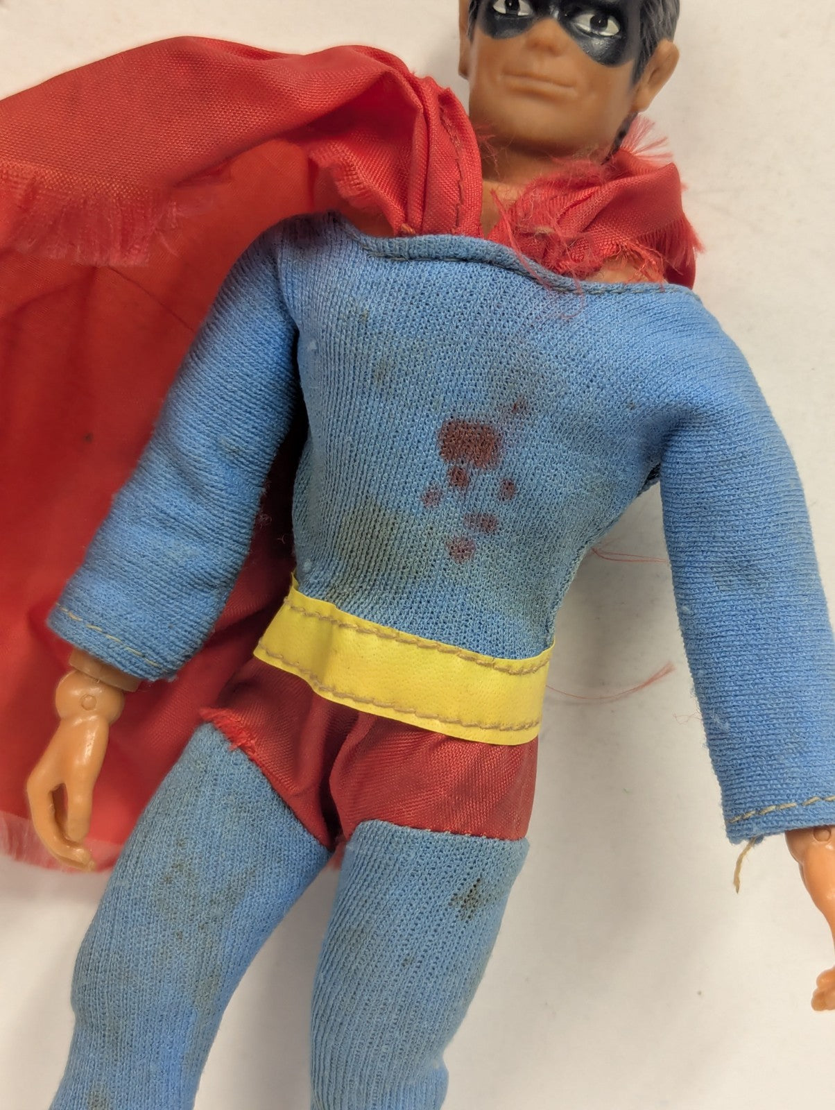Vintage 1972 Mego Robin Original 8" Action Figure with Superman Outfit